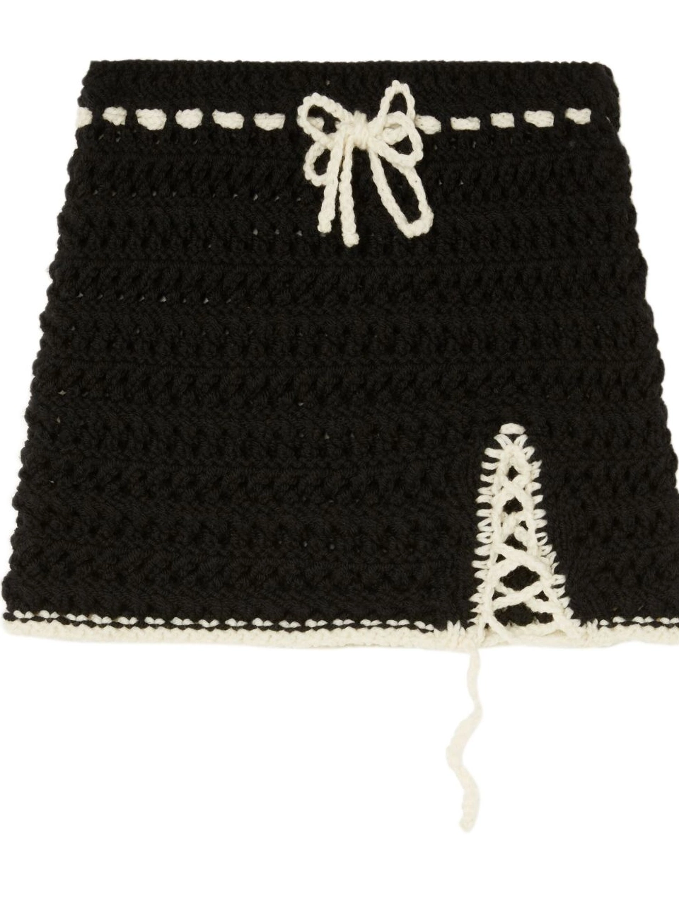 Alanui wool skirt Women crochet-knit 0423